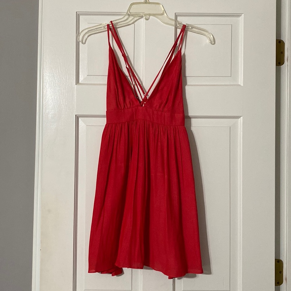 Forever 21 Coral Babydoll Dress. Size S.